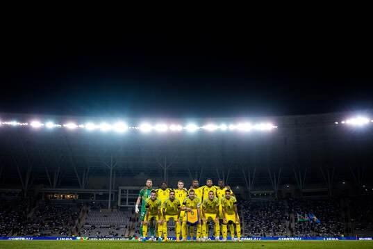 The starting eleven of Sweden