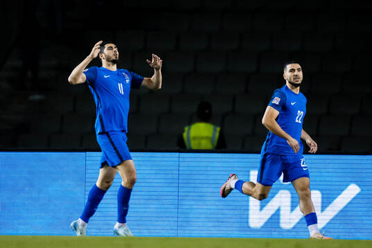Emin Makhmudov of Azerbaijan reacts