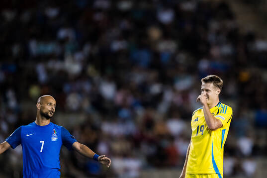 Mattias Svanberg of Sweden looks dejected