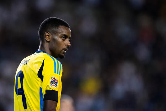 Alexander Isak of Sweden