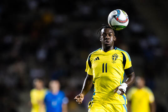 Anthony Elanga of Sweden