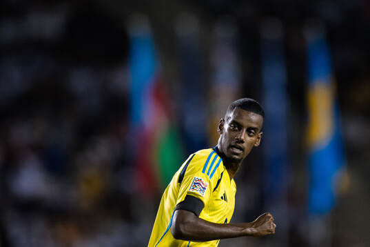 Alexander Isak of Sweden