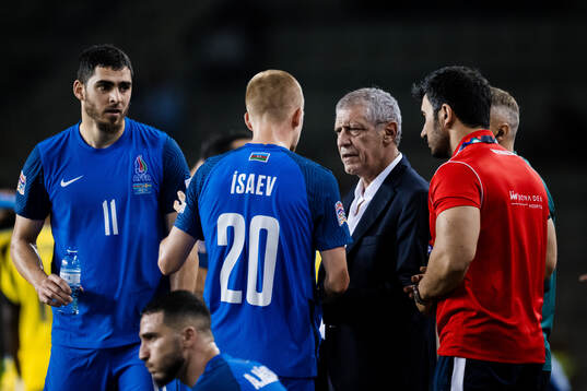 Head coach  Giovanni de Biasi of Azerbaijan