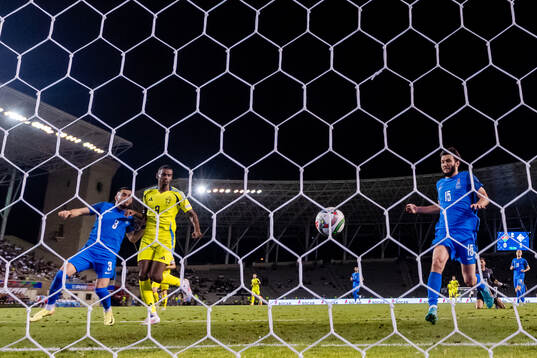 Alexander Isak of Sweden scores the 0-2 goal