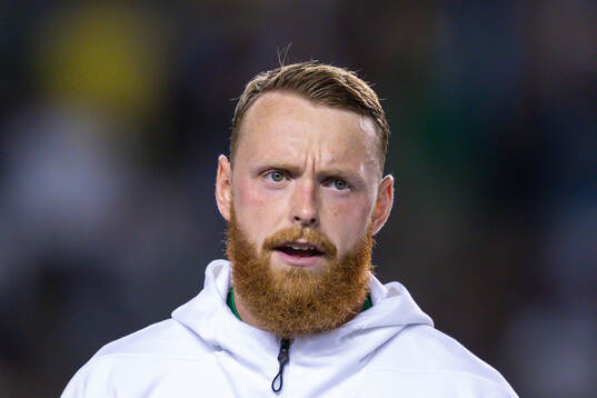 Goalkeeper Viktor Johansson of Sweden