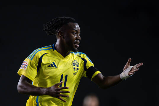 Anthony Elanga of Sweden