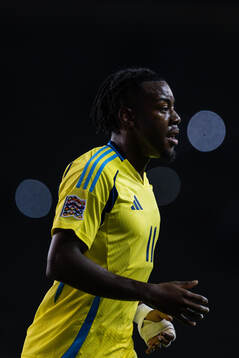 Anthony Elanga of Sweden