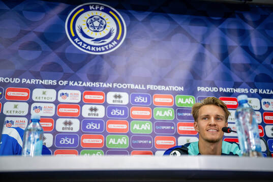 Martin Ødegaard of the Norwegian national football team