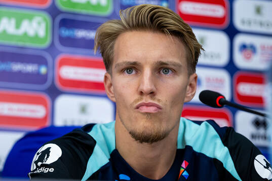 Martin Ødegaard of the Norwegian national football team