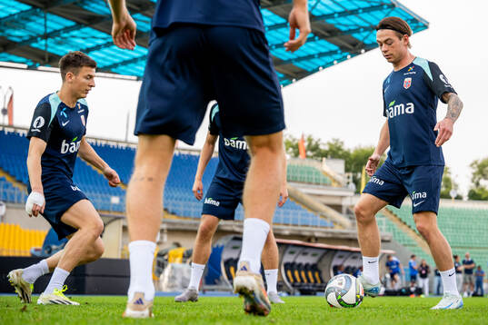 Jostein Gundersen and Patrick Berg of the Norwegian