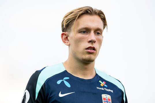 Marcus Holmgren Pedersen of the Norwegian national football