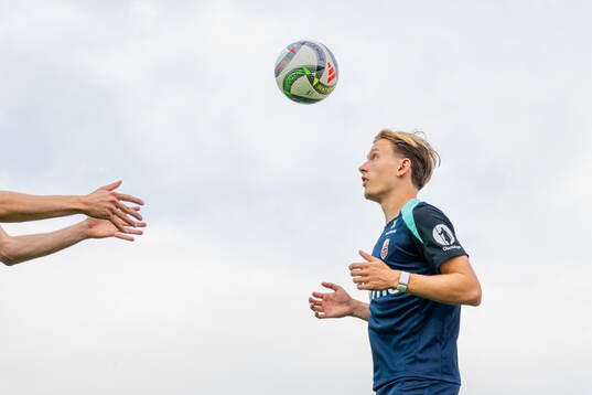Marcus Holmgren Pedersen of the Norwegian national football