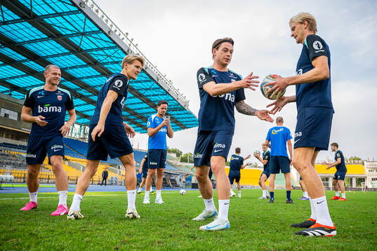 Julian Ryerson, Martin Ødegaard, Patrick Berg and Morten