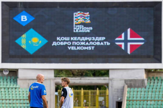 Ståle Solbakken, head coach of the Norwegian national