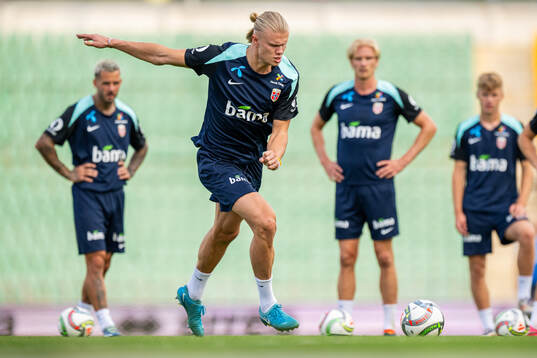 Erling Braut Haaland of the Norwegian national football team