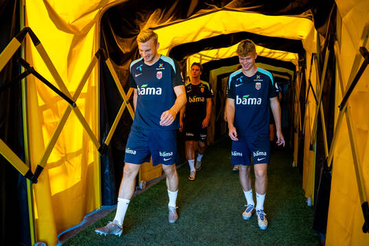 Sondre Langås and Sindre Walle Egeli of the Norwegian