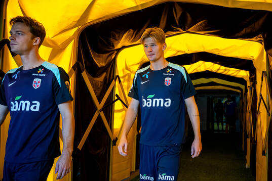 Felix Horn Myhre and David Møller Wolfe of the Norwegian