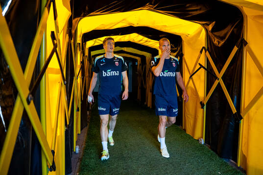Jostein Gundersen and Leo Skiri Østigård of the Norwegian