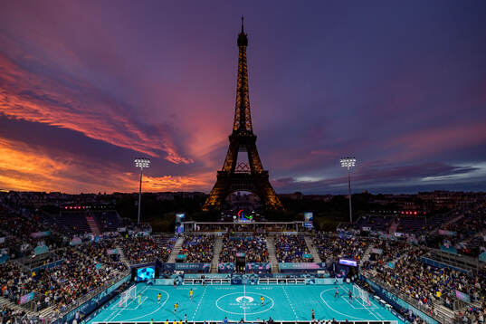 A handout photo made available by the Olympic Information