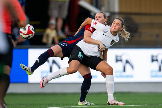 FC Rosengårds Emma Jansson och Brommapojkarnas Tuva
