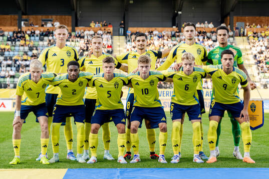 The starting eleven of Sweden