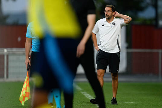 Head coach David Ochello of Gibraltar