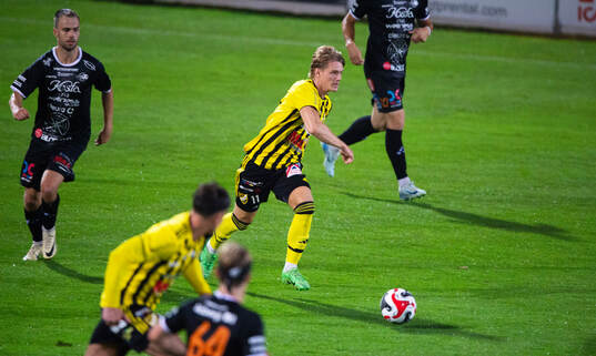 IFK Hässleholms Kasper Månsson i matchen i division 2
