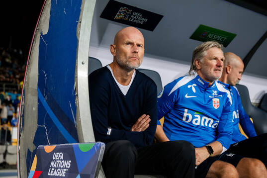 Head coach Ståle Solbakken of Norway