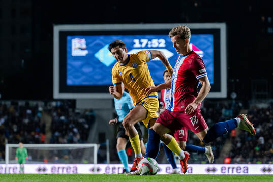 Marat Bystrov of Kazakhstan and Felix Horn Myhre of Norway