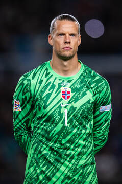 Goalkeeper Ørjan Håskjold Nyland of Norway