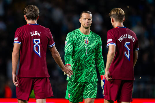 Goalkeeper Ørjan Håskjold Nyland of Norway