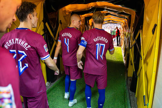 Felix Horn Myhre, Leo Skiri Østigård and Martin Ødegaard