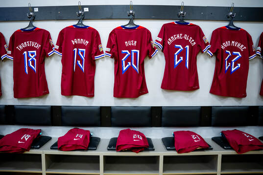The kits of Kristian Thorstvedt, Aron Dønnum, Antonio