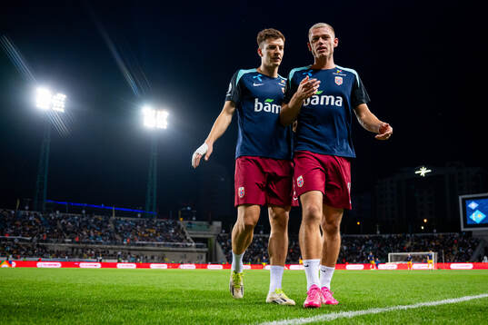 Jostein Gundersen and Julian Ryerson of Norway
