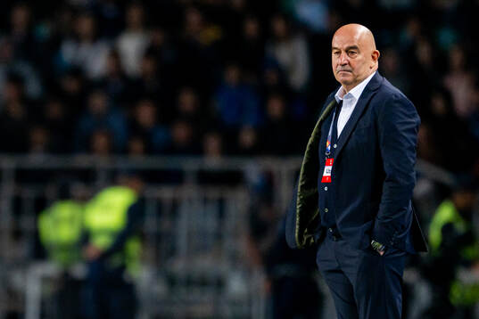 Head coach Stanislav Cherchesov of Kazakhstan