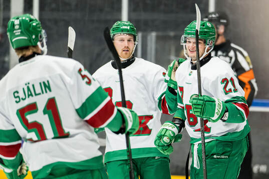 Bläddra bland fler bilder av Ishockey, Träningsmatch, Rögle - Wolfsburg