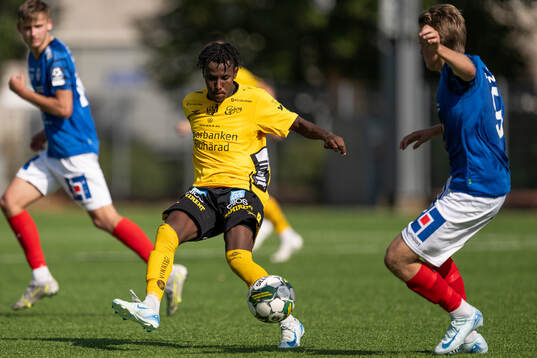 under fotbollsmatchen i P19 Superettan Södra mellan
