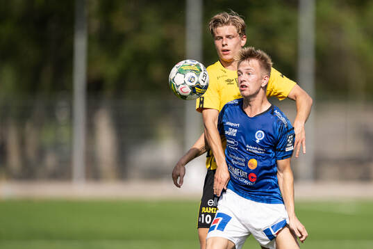 Elfsborgs Gottfrid Rapp och Åtvidabergs Malcolm Gyllström