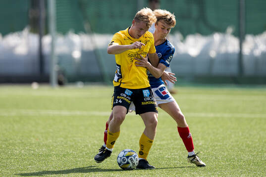 Elfsborgs Arvid Södeliden och Åtvidabergs Thor Grennäs