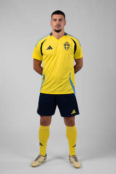 Edvin Kurtulus of the Swedish men's football national team