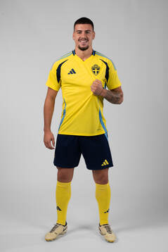 Edvin Kurtulus of the Swedish men's football national team