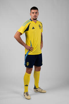 Edvin Kurtulus of the Swedish men's football national team