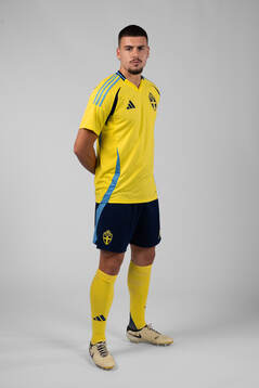 Edvin Kurtulus of the Swedish men's football national team