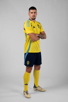 Edvin Kurtulus of the Swedish men's football national team