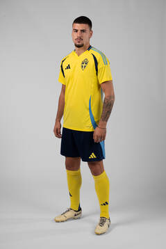 Edvin Kurtulus of the Swedish men's football national team
