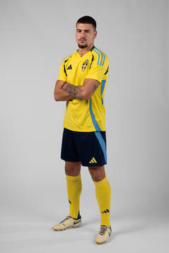 Edvin Kurtulus of the Swedish men's football national team