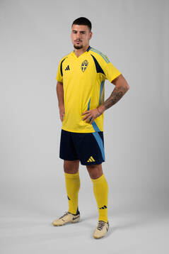Edvin Kurtulus of the Swedish men's football national team
