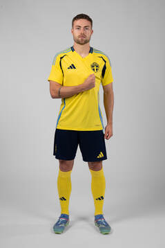 Gabriel Gudmundsson of the Swedish men's football national