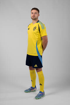 Gabriel Gudmundsson of the Swedish men's football national