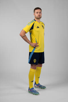 Gabriel Gudmundsson of the Swedish men's football national